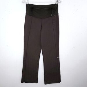 LULULEMON Recognition Pants Size 6 Brown Zig-Zag Herringbone